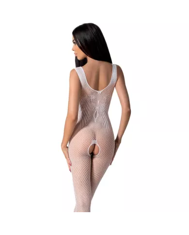 PASSION - BS098 BODYSTOCKING BLANC TAILLE UNIQUE