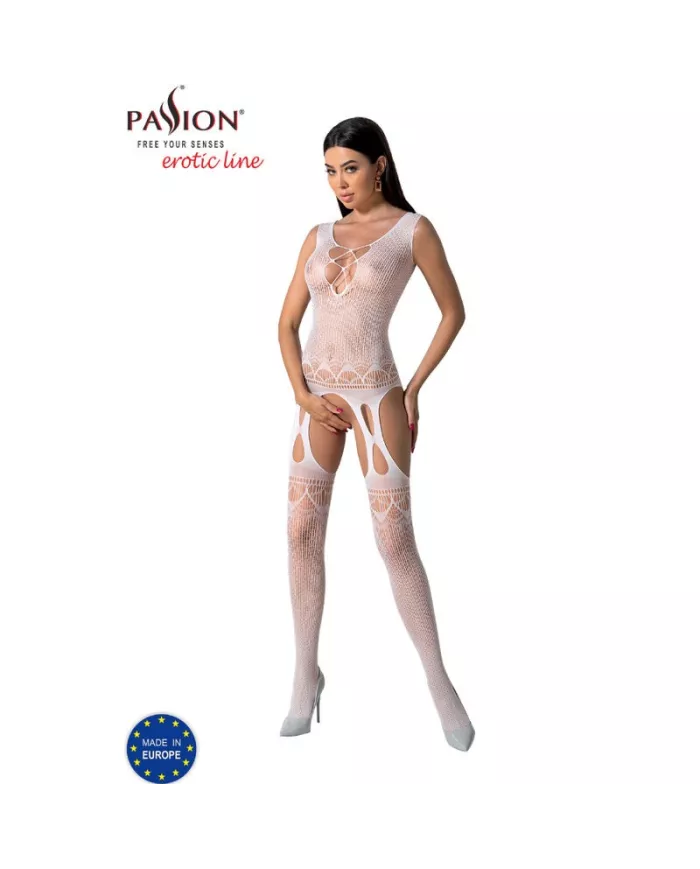 PASSION - BS099 BODYSTOCKING BLANC TAILLE UNIQUE PASSION - BS099 BODYSTOCKING BLANC TAILLE UNIQUE