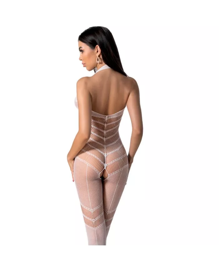 PASSION - BODYSTOCKING BLANC BS100 TAILLE UNIQUE PASSION - BODYSTOCKING BLANC BS100 TAILLE UNIQUE