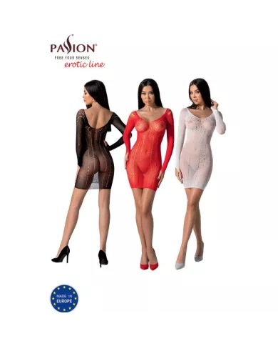 PASSION - BS101 BODYSTOCKING ROUGE TAILLE UNIQUE