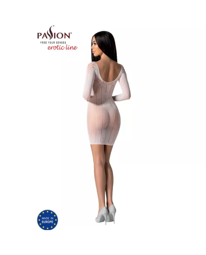 PASSION - BS101 BODYSTOCKING BLANC TAILLE UNIQUE