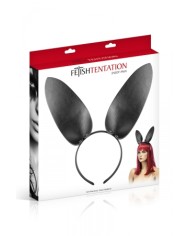 Oreilles de lapin en simili cuir - Fetish Tentation