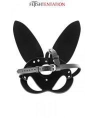 Masque bunny simili cuir réglable - Fetish Tentation