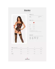 OBSESSIVE - GLANDEZ TEDDY CROCHLESS XL/XXL OBSESSIVE - GLANDEZ TEDDY CROCHLESS XL/XXL
