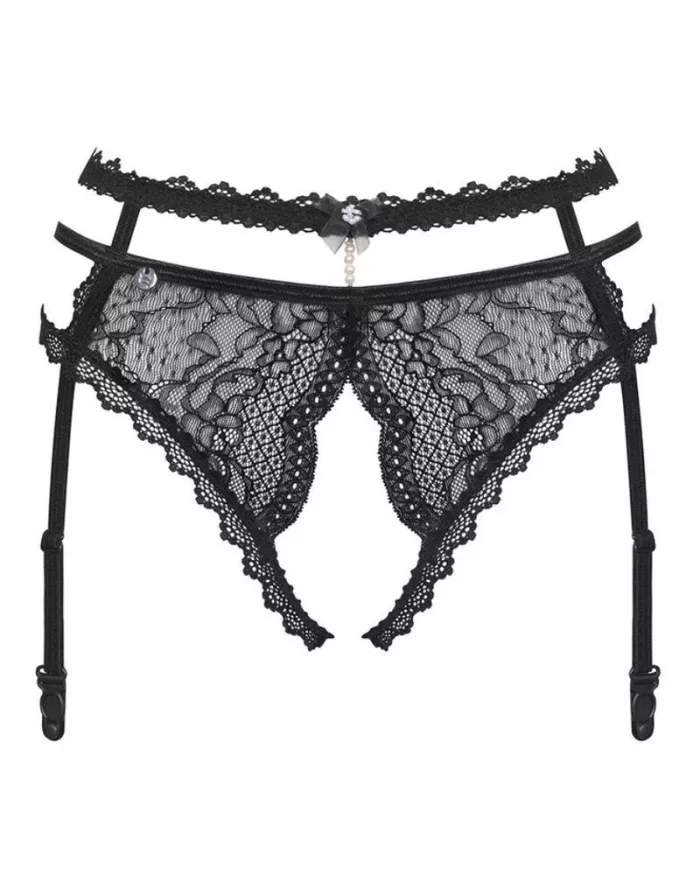 OBSESSIVE - PEARLOVE PORTE JARRETELLES NOIR XS/S OBSESSIVE - PEARLOVE PORTE JARRETELLES NOIR XS/S