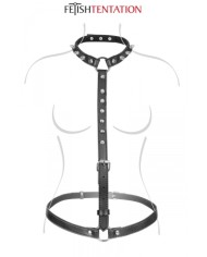 Harnais buste à pointes - Fetish Tentation