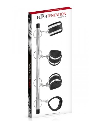 Barre de soumission 4 menottes Fetish Tentation