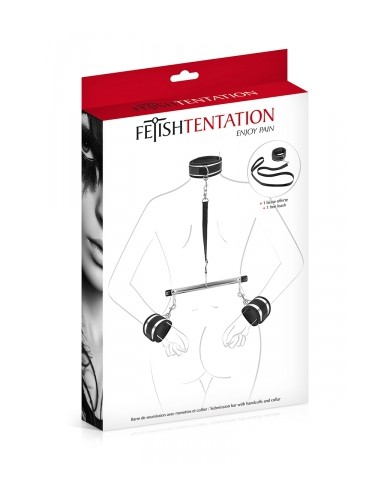 Menottes et collier de soumission - Fetish Tentation