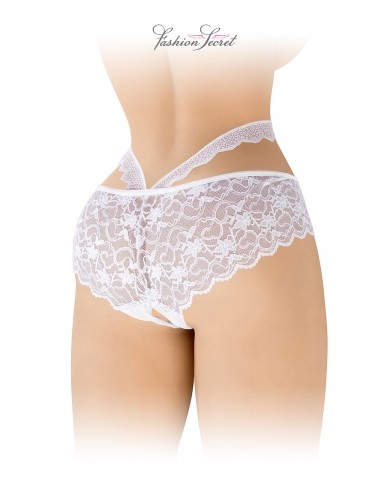 Culotte ouverte blanche Marie - Fashion Secret