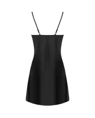 LIVCO CORSETTI FASHION - JACQUELINE LC 90249 ROBE DE CHAMBRE + CHEMISE + CULOTTE NOIR S/M