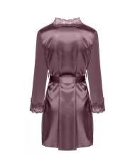 LIVCO CORSETTI FASHION - JACQUELINE LC 90249 ROBE DE CHAMBRE + CHEMISE + CULOTTE VIOLET S/M