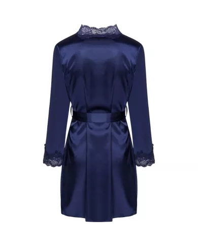 LIVCO CORSETTI FASHION - JACQUELINE LC 90249 ROBE DE CHAMBRE + CHEMISE + CULOTTE BLEU MARINE L/XL
