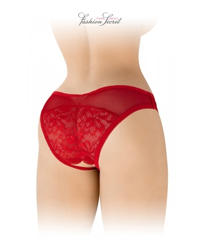 Tanga rouge ouvert Ava - Fashion Secret