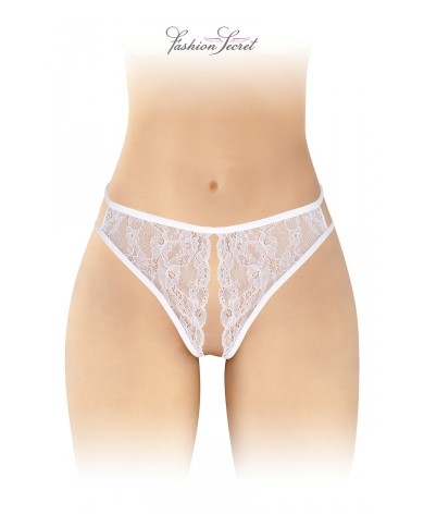 String blanc ouvert Victoria - Fashion Secret