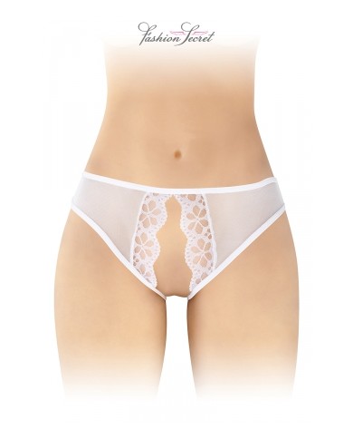 Culotte blanche ouverte Ambre - Fashion Secret