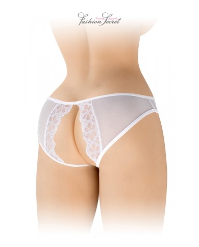 Culotte blanche ouverte Ambre - Fashion Secret