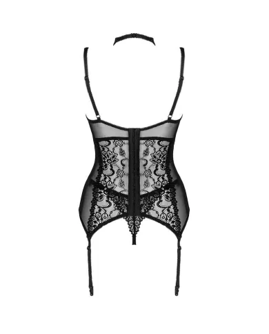 LIVCO CORSETTI FASHION - COLLECTION GIELLANDRA FOR THE SENSES CORSET + CULOTTE NOIR L/XL