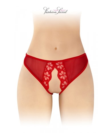 Culotte rouge ouverte Ambre - Fashion Secret