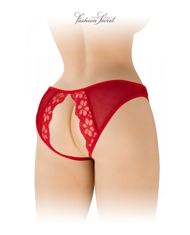 Culotte rouge ouverte Ambre - Fashion Secret