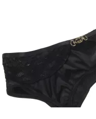 SUBBLIME - LOT 3 PIÈCES SOUTIEN-GORGE + STRING + JARRETIÈRE DENTELLE NOIR L/XL SUBBLIME - LOT 3 PIÈCES SOUTIEN-GORGE + STRING + JARRETIÈRE DENTELLE NOIR L/XL