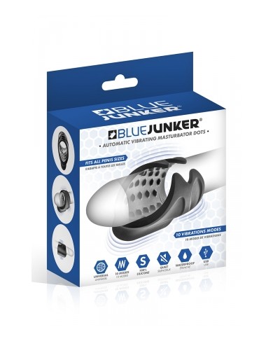 Masturbateur vibrant  automatique avec ergots - Blue Junker