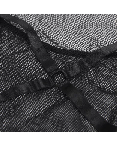 SUBLLIME - ROBE TRANSPARENTE  DOS LIQUIDE NOIR S/M