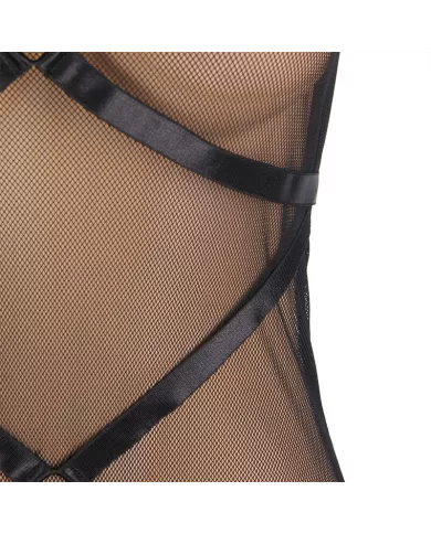 SUBLLIME - ROBE TRANSPARENTE  COL DOS NOIR L/XL