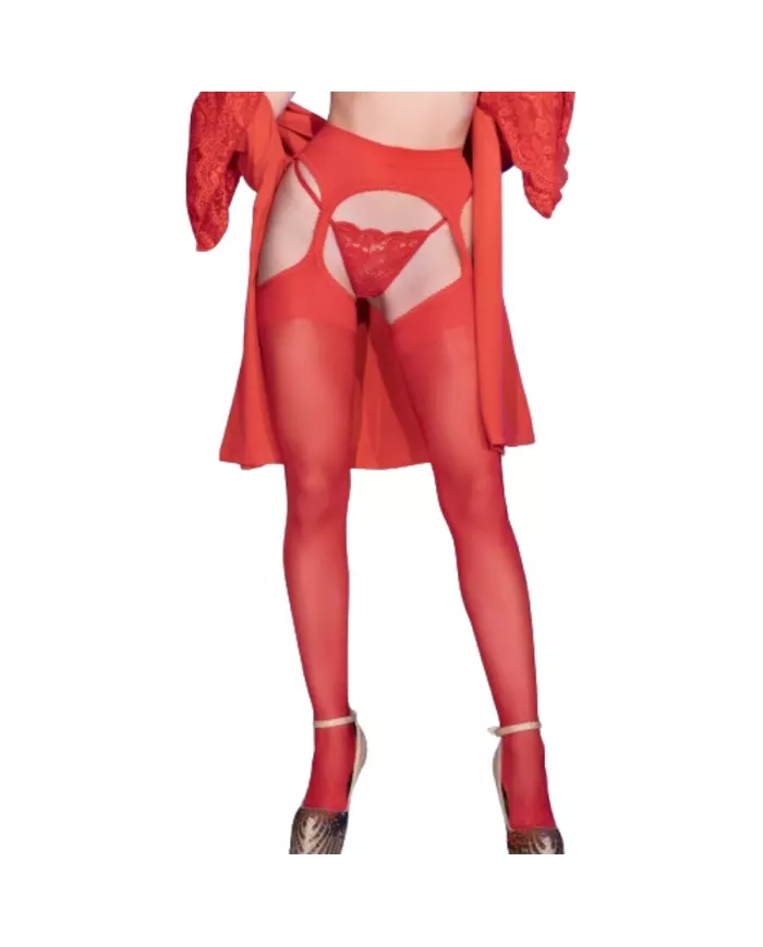 CHILIROSE - CR 4312 BAS Jarretière ROUGE S/M