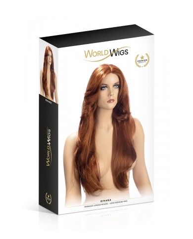 Perruque Rihana rousse - World Wigs