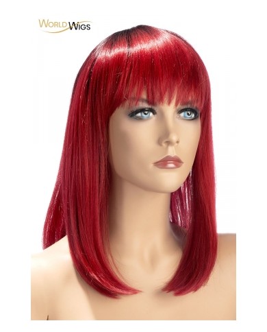 Perruque Elvira rouge - World Wigs
