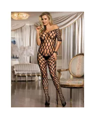 SUBBLIME - 951719 BODYSTOCKING RÉSEILLE ÉPAULES OUVERTES NOIR TAILLE UNIQUE SUBBLIME - 951719 BODYSTOCKING RÉSEILLE ÉPAULES OUVERTES NOIR TAILLE UNIQUE