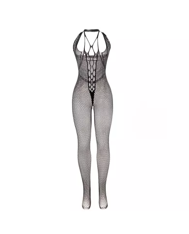 SUBBLIME - 951788 BODYSTOCKING LONG EN RESILLE AVEC BRETELLES SUR LA POITRINE ET LE DOS NOIR TAILLE UNIQUE