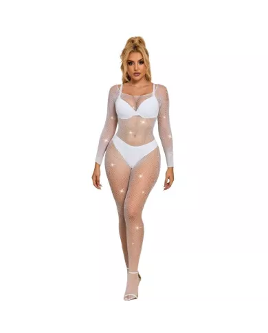 SUBBLIME - 952396 BODYSTOCKING RESILLE AVEC LOSANGES MANCHES LONGUES BLANC TAILLE UNIQUE SUBBLIME - 952396 BODYSTOCKING RESILLE AVEC LOSANGES MANCHES LONGUES BLANC TAILLE UNIQUE