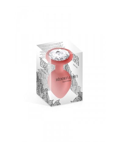 Plug bijou silicone rouge M - Hidden Eden