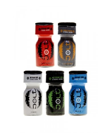 Pack 5 poppers parfumés Jolt 10ml