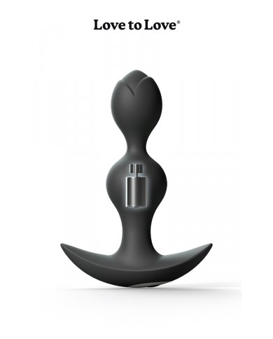 Plug anal vibrant Twinny Bud noir