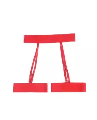 SUBBLIME - 954321 SOUTIEN-GORGE + STRING + PORTE-JARRETELLES IMPRIMÉ COEUR ROUGE S/M SUBBLIME - 954321 SOUTIEN-GORGE + STRING + PORTE-JARRETELLES IMPRIMÉ COEUR ROUGE S/M