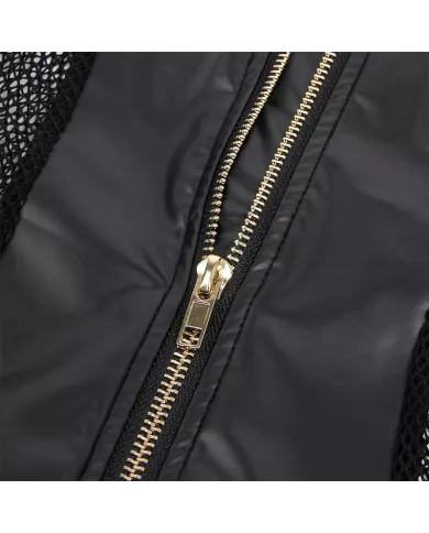 SUBBLIME - 954451 ROBE SEXY EN MAILLE CUIR NOIR L/XL