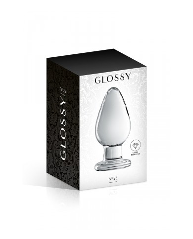 Plug anal verre Glossy Toys n° 25 Clear