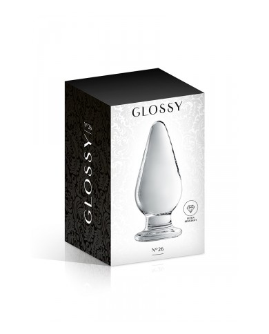 Plug anal verre Glossy Toys n° 26 Clear