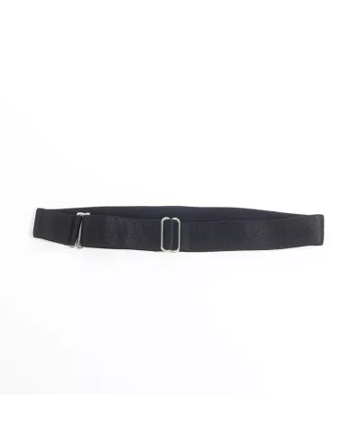 SUBBLIME - 955373 ROBE À BRETELLES EN CUIR NOIR S/M