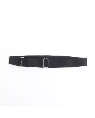 SUBBLIME - 955373 ROBE À BRETELLES EN CUIR NOIR S/M