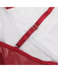 SUBBLIME - 955397 ROBE À BRETELLES EN CUIR BORDEAUX S/M SUBBLIME - 955397 ROBE À BRETELLES EN CUIR BORDEAUX S/M