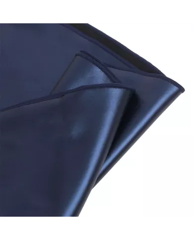 SUBBLIME - 955427 ROBE À BRETELLES EN CUIR BLEU L/XL