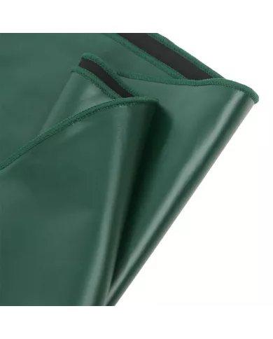 SUBBLIME - 955441 ROBE À BRETELLES EN CUIR VERT L/XL