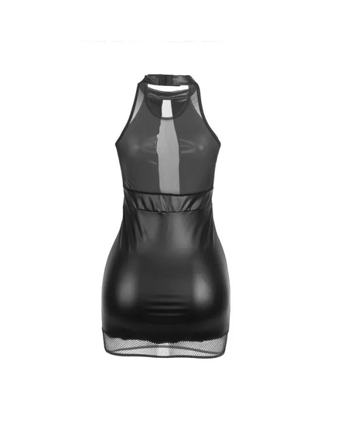 SUBBLIME - 955472 ROBE DOS NU AVEC TRANSPARENCES NOIRE S/M