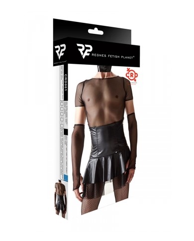 Jupe noire taille haute - Regnes