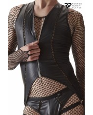 Body ouvert à zip - Regnes