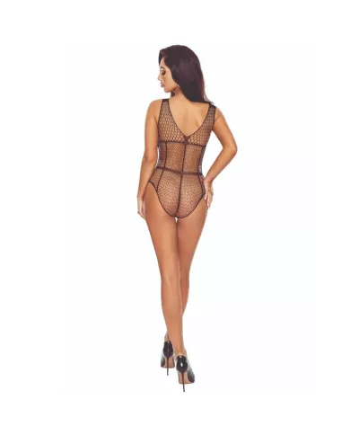 PASSION - BS114 BODYSTOCKING NOIR GRILLE PASSION - BS114 BODYSTOCKING NOIR GRILLE