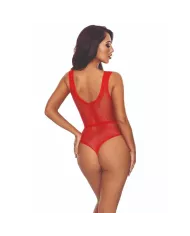 PASSION - BS115 BODYSTOCKING GRID ROUGE